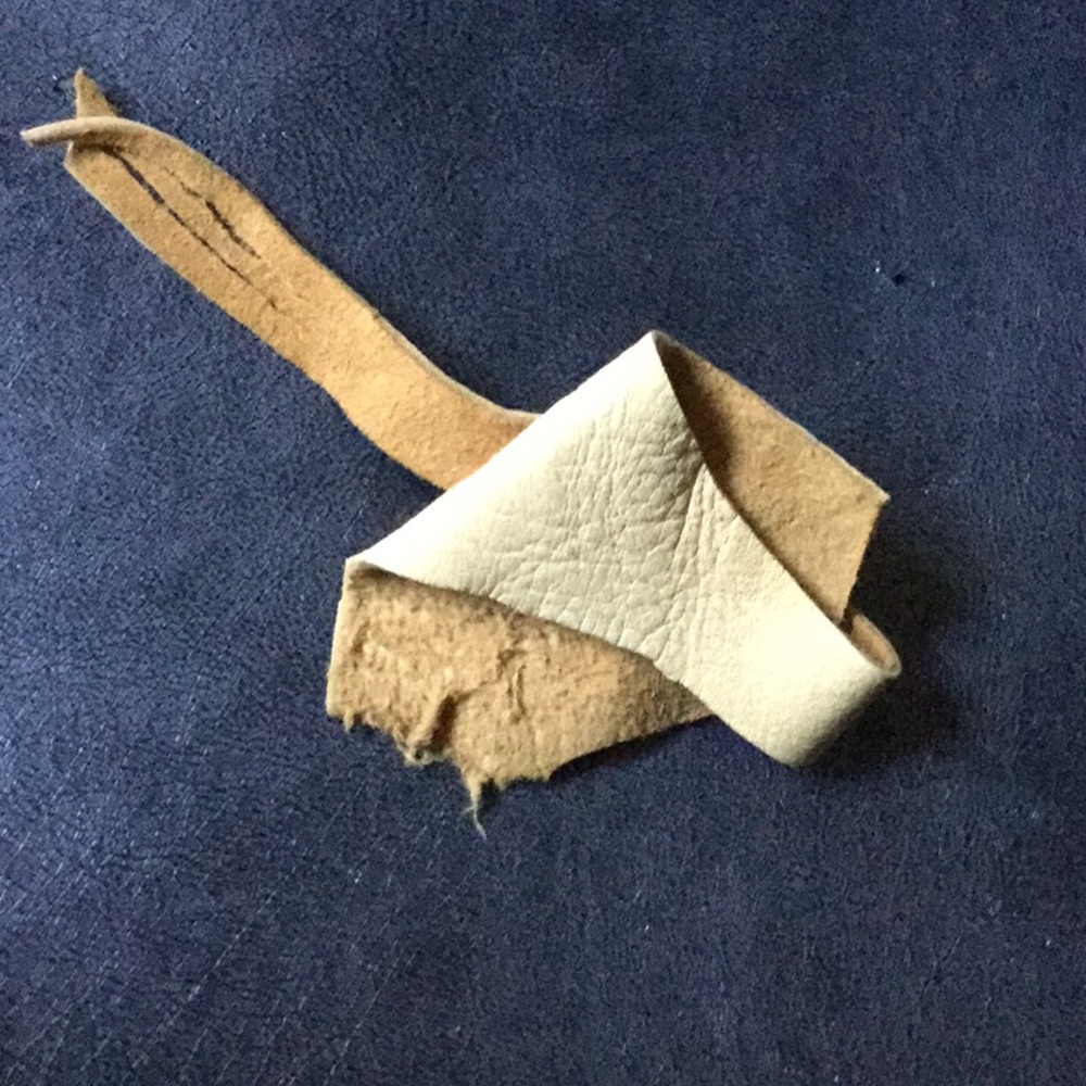Artisan handmade scrap leather wristlet elk antler Coachella boho art festival⭐️ - Picture 4 of 9